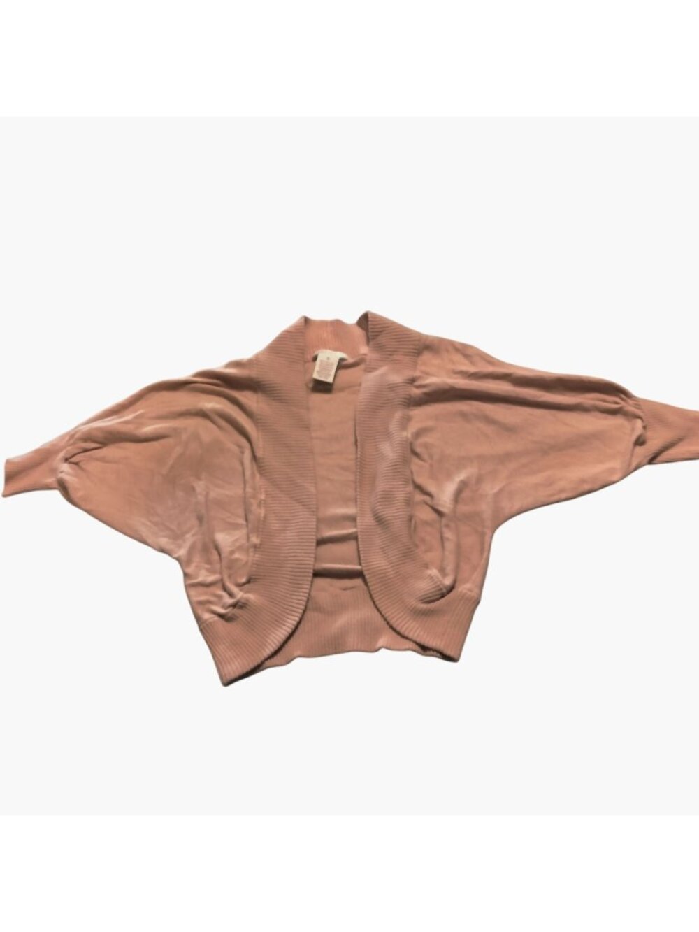 Candies Batwing Sweater Cropped Womens Pink Cardigan Size S Small Y2K Twee